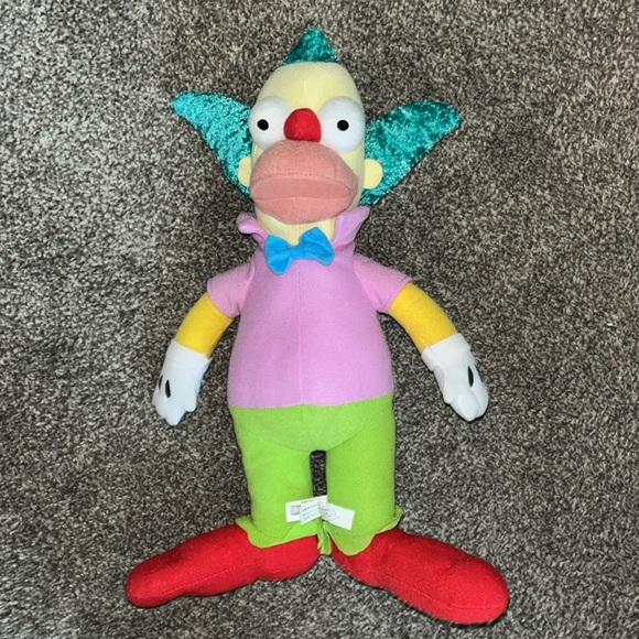 Universal Studios The Simpsons Plush Set of 6 Krusty Sideshow Bob Teeny Itchy - Picture 6 of 15